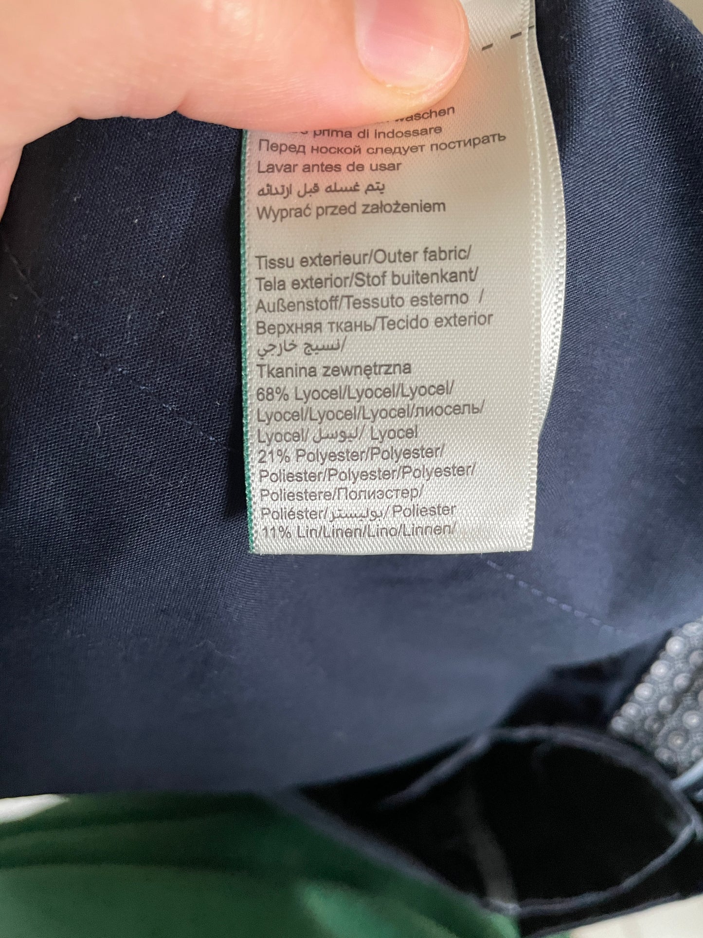 Pantalon léger bleu marine