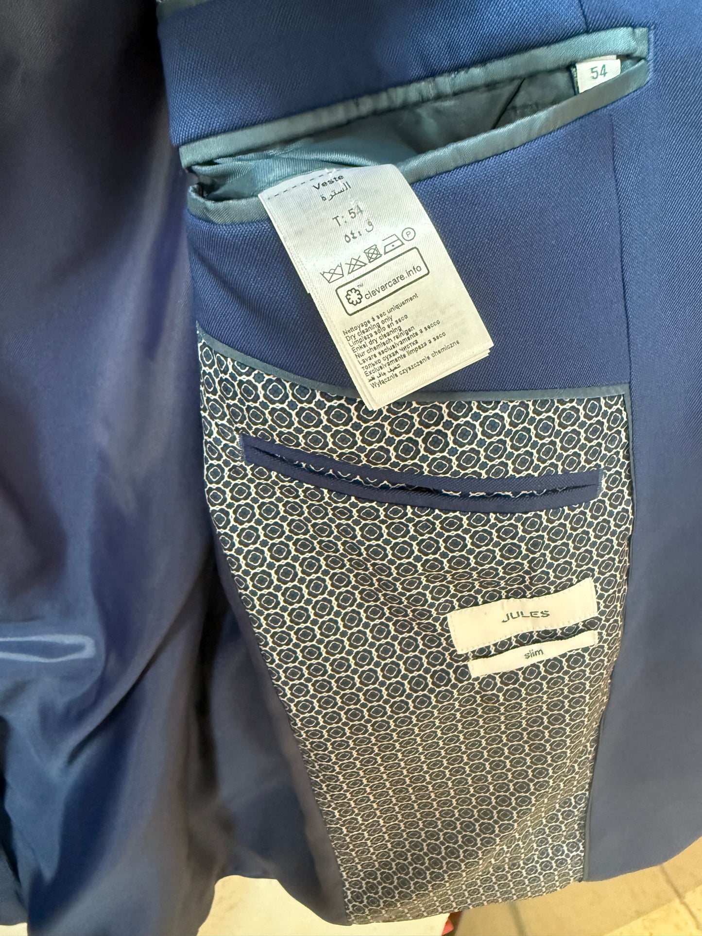 Veste de costume slim