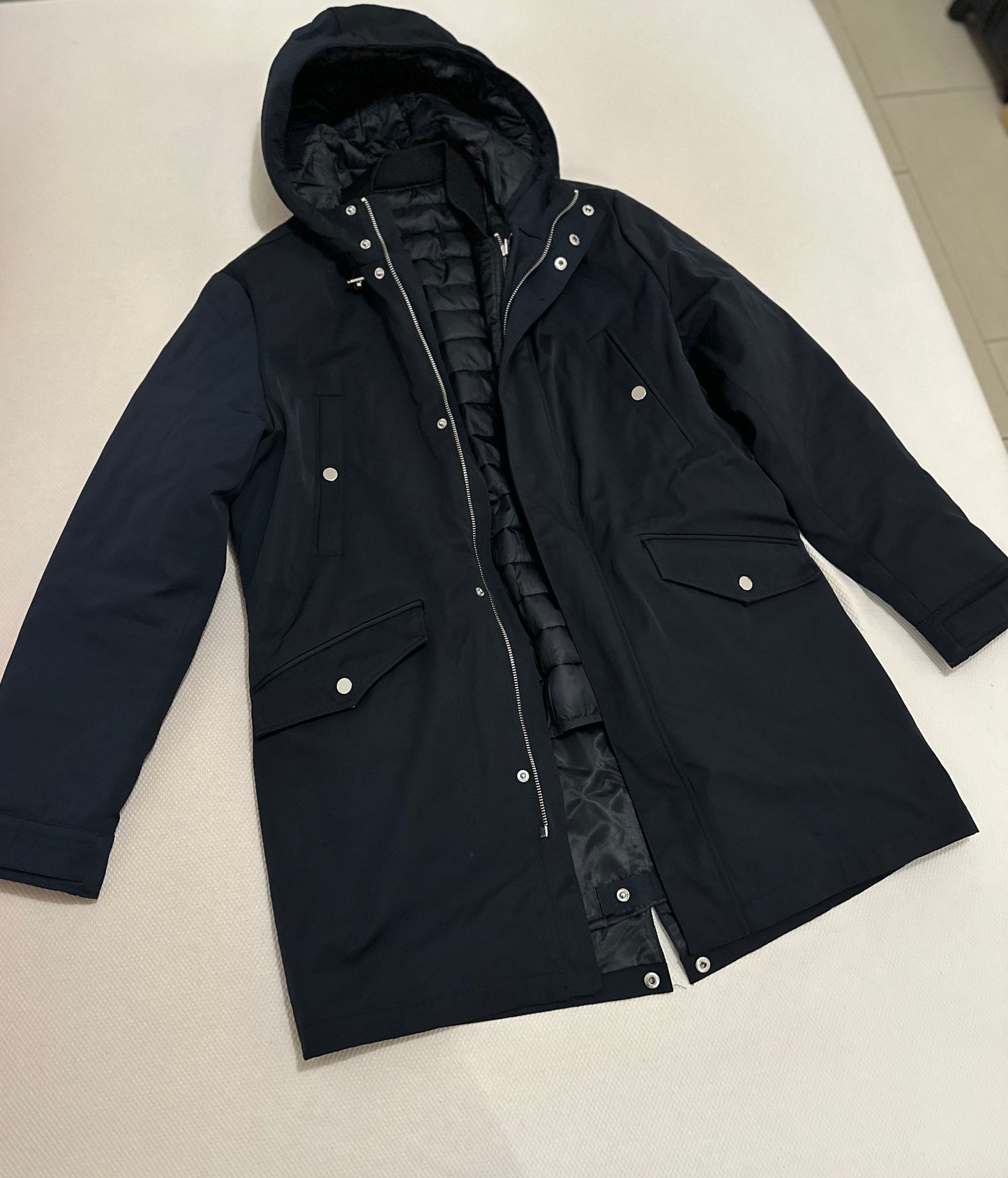 Parka déperlante chaude à capuche