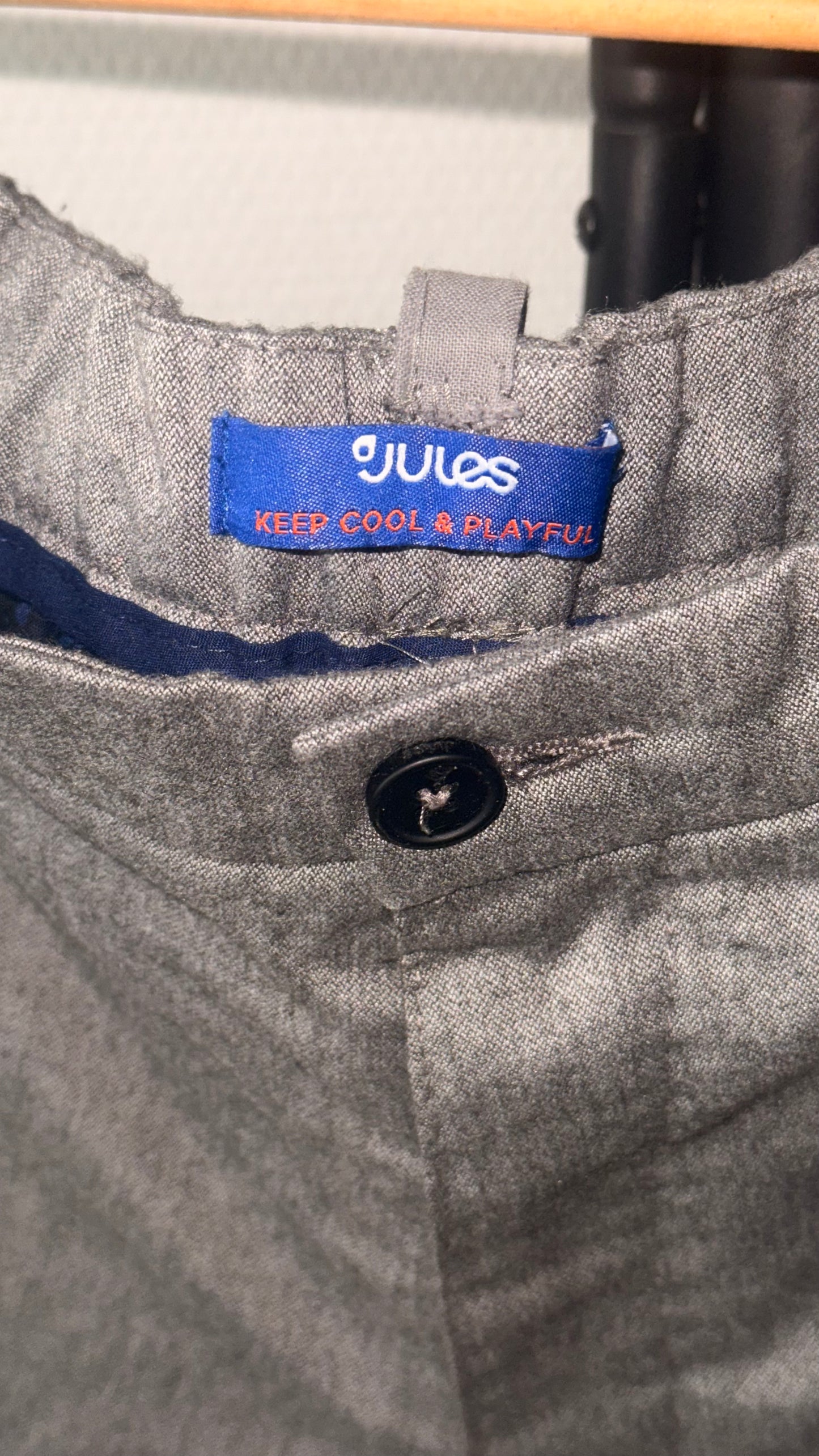 Chino slim bas revers