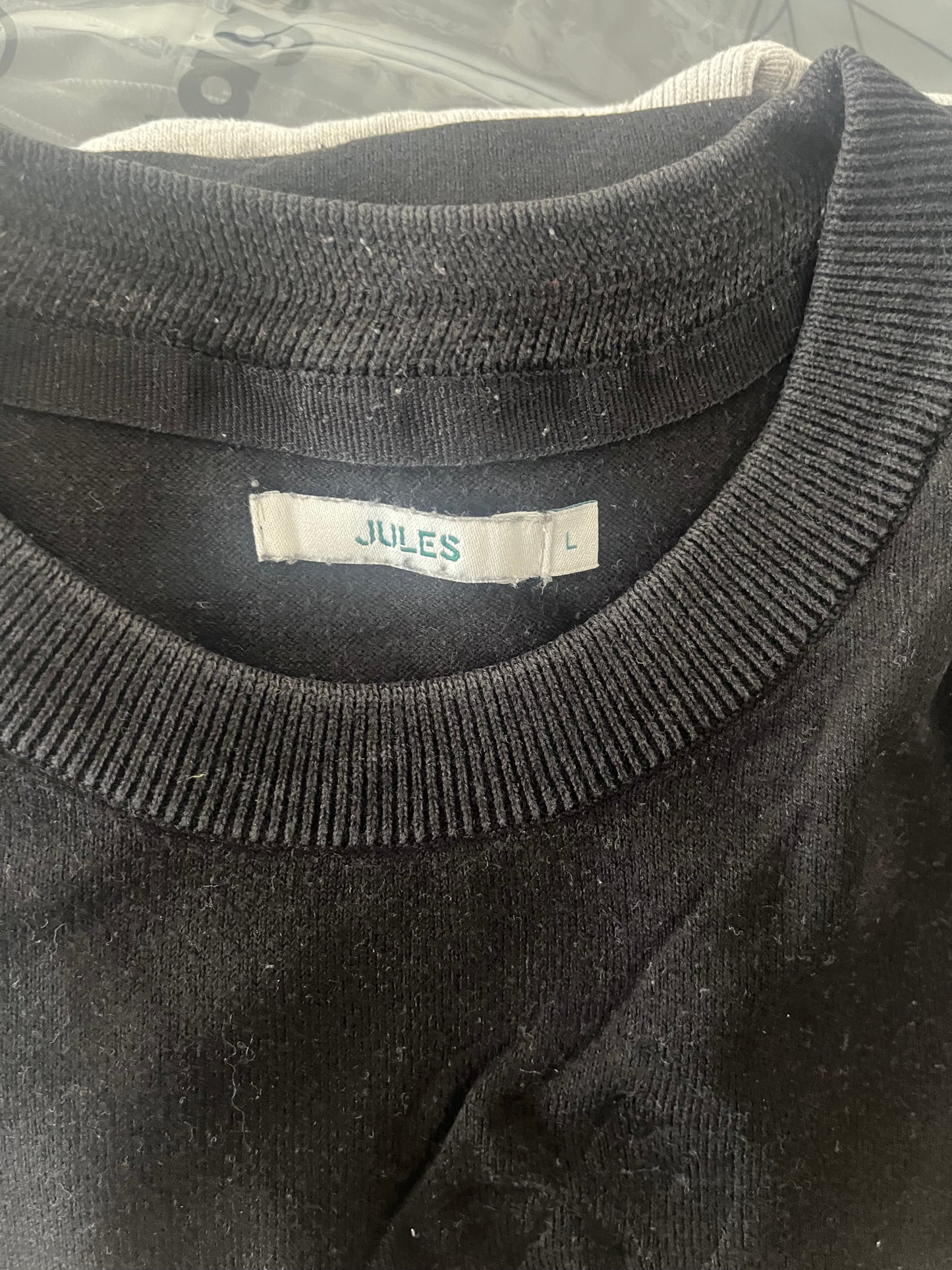 Pull Col rond Noir