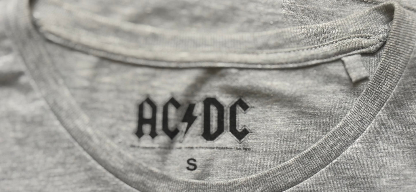 Tee shirt col rond imprimé AC DC