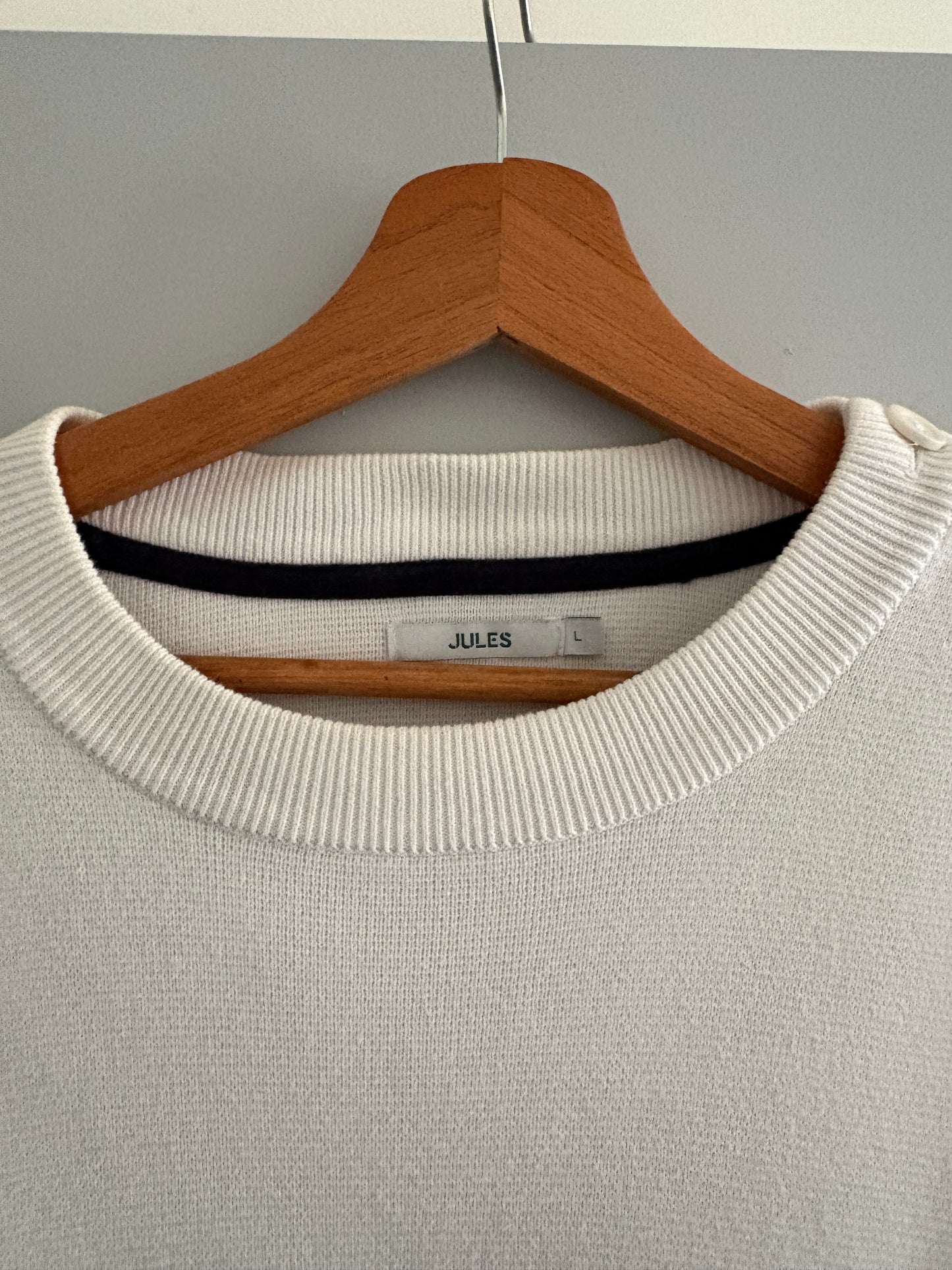Pull marinière à col rond