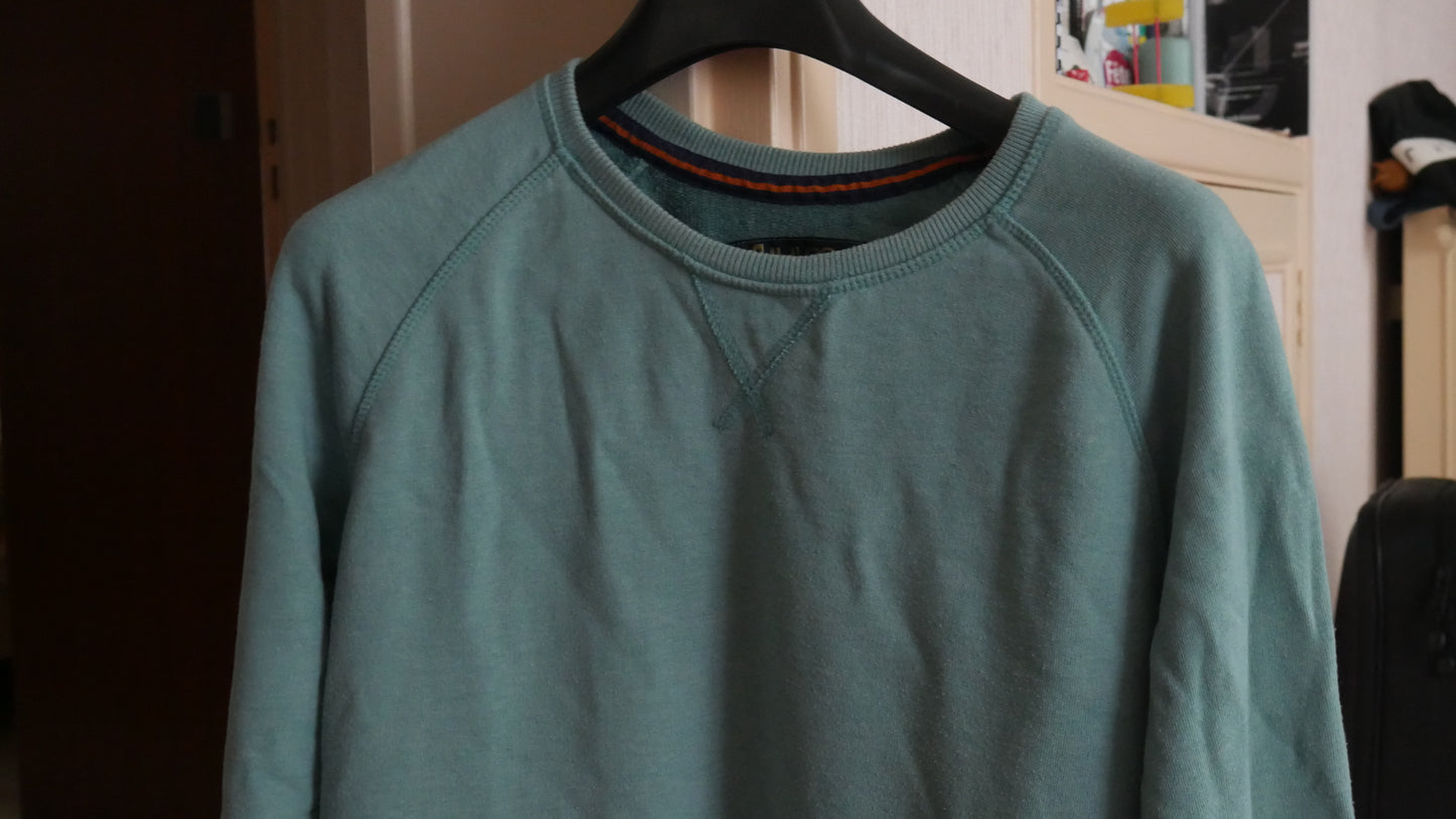 Sweat bleu turquoise