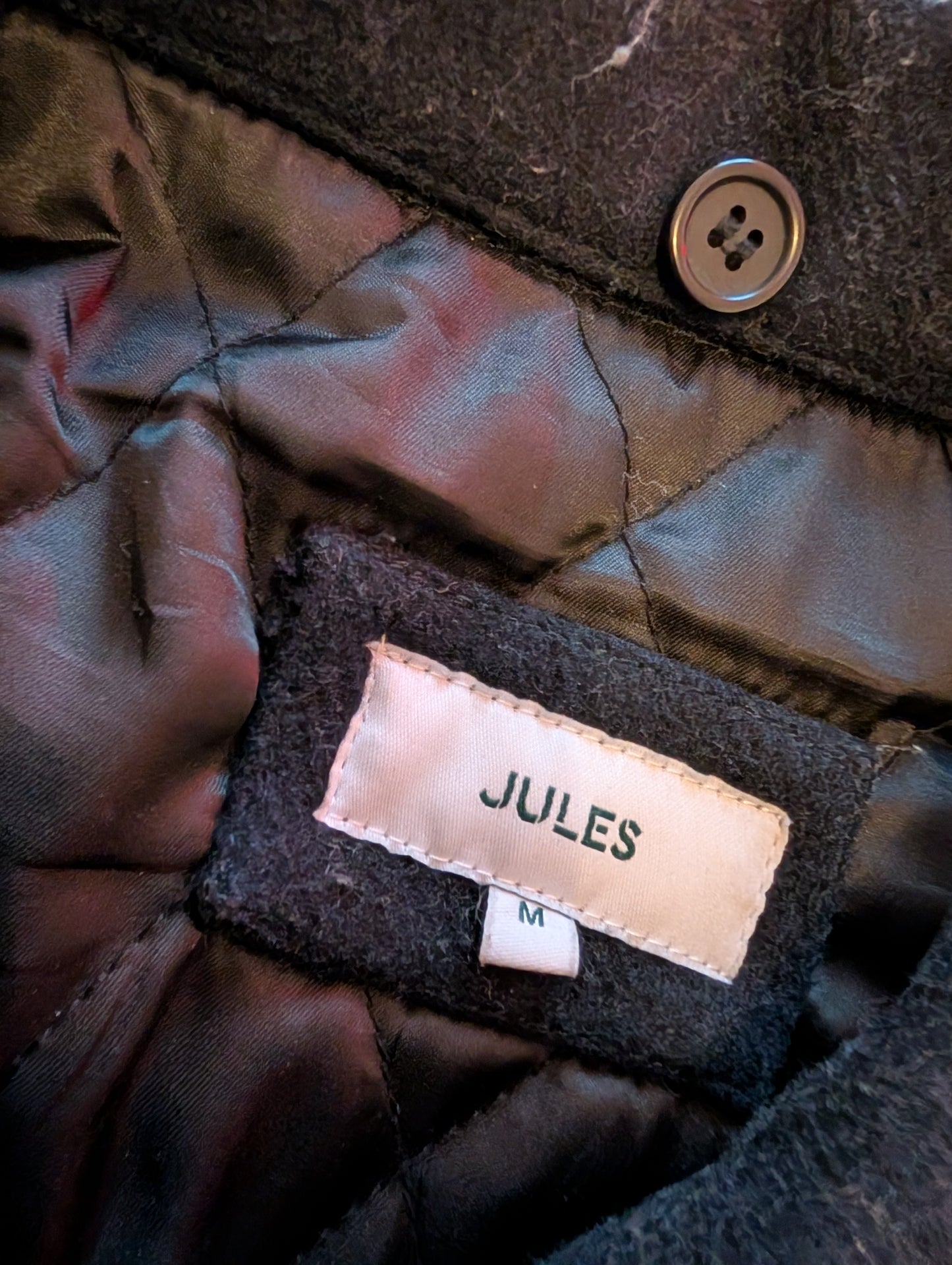 Blouson en lainage col amovible