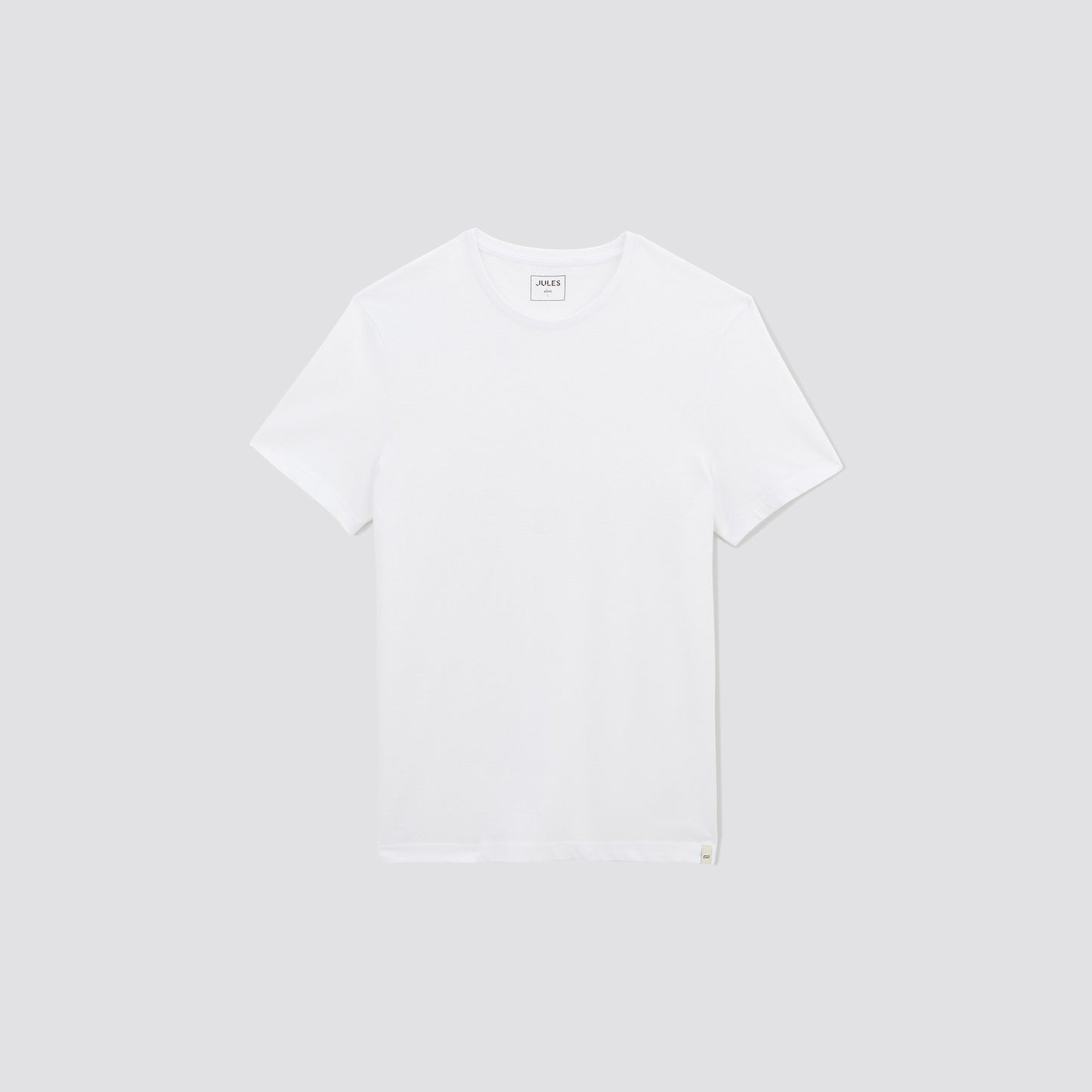 Tee-shirt basique col rond coton issu de l'agri biologique