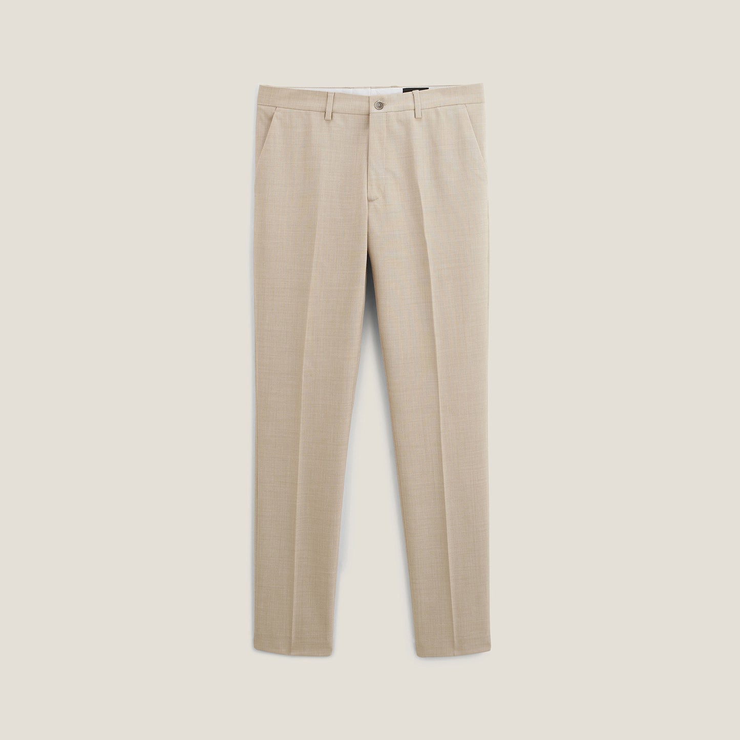 Pantalon de costume slim bi-ton