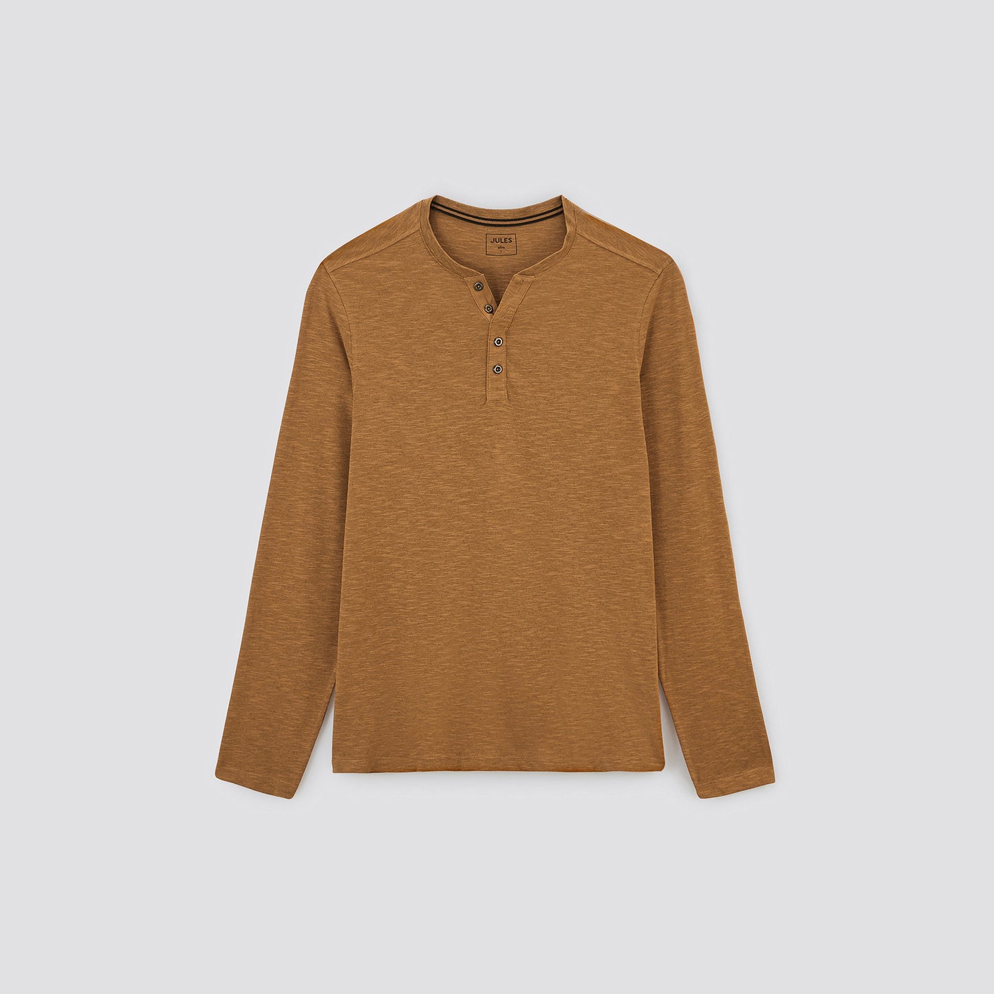 Tee-shirt col tunisien manches longues