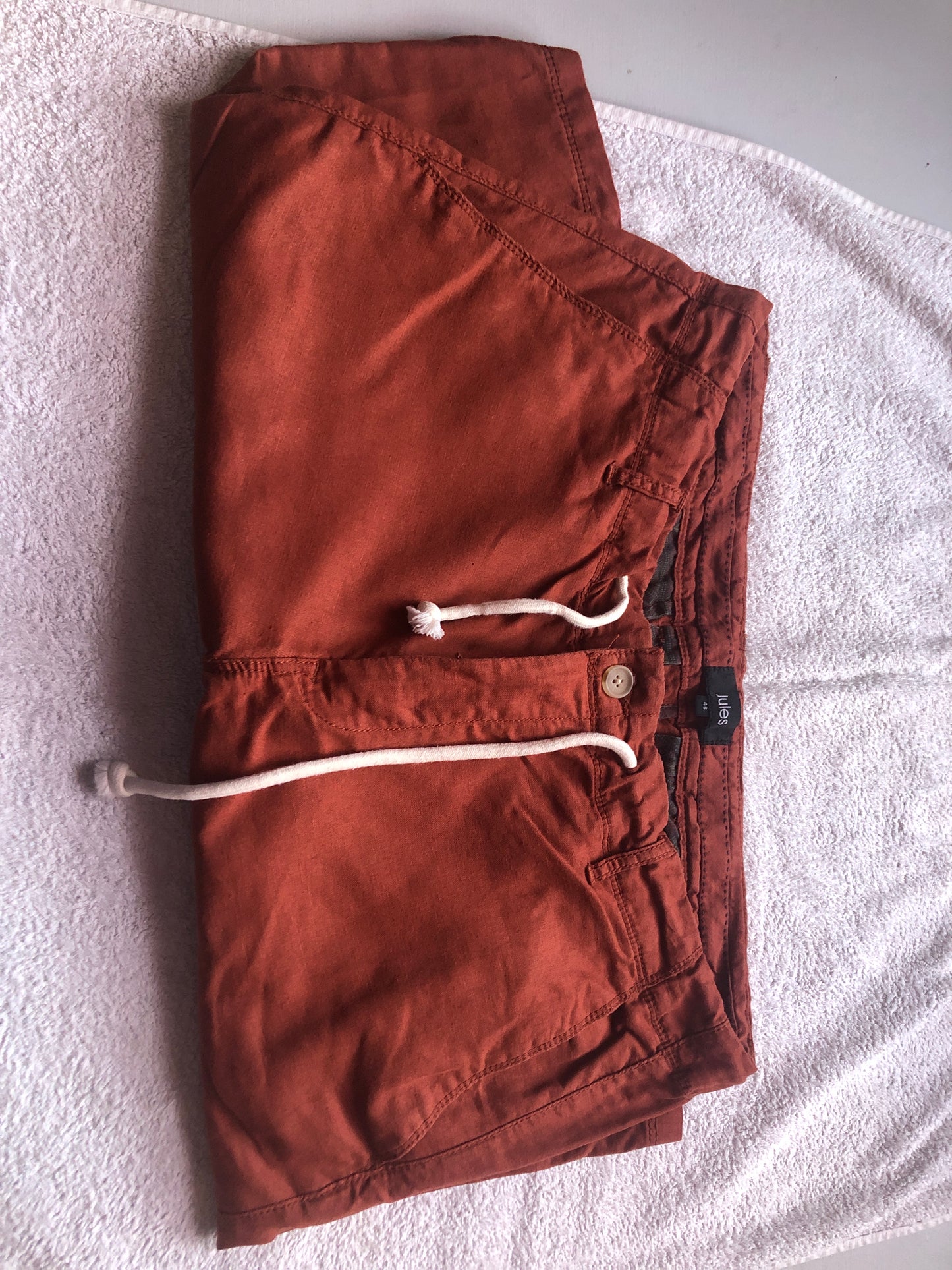 Bermuda chino coton lin