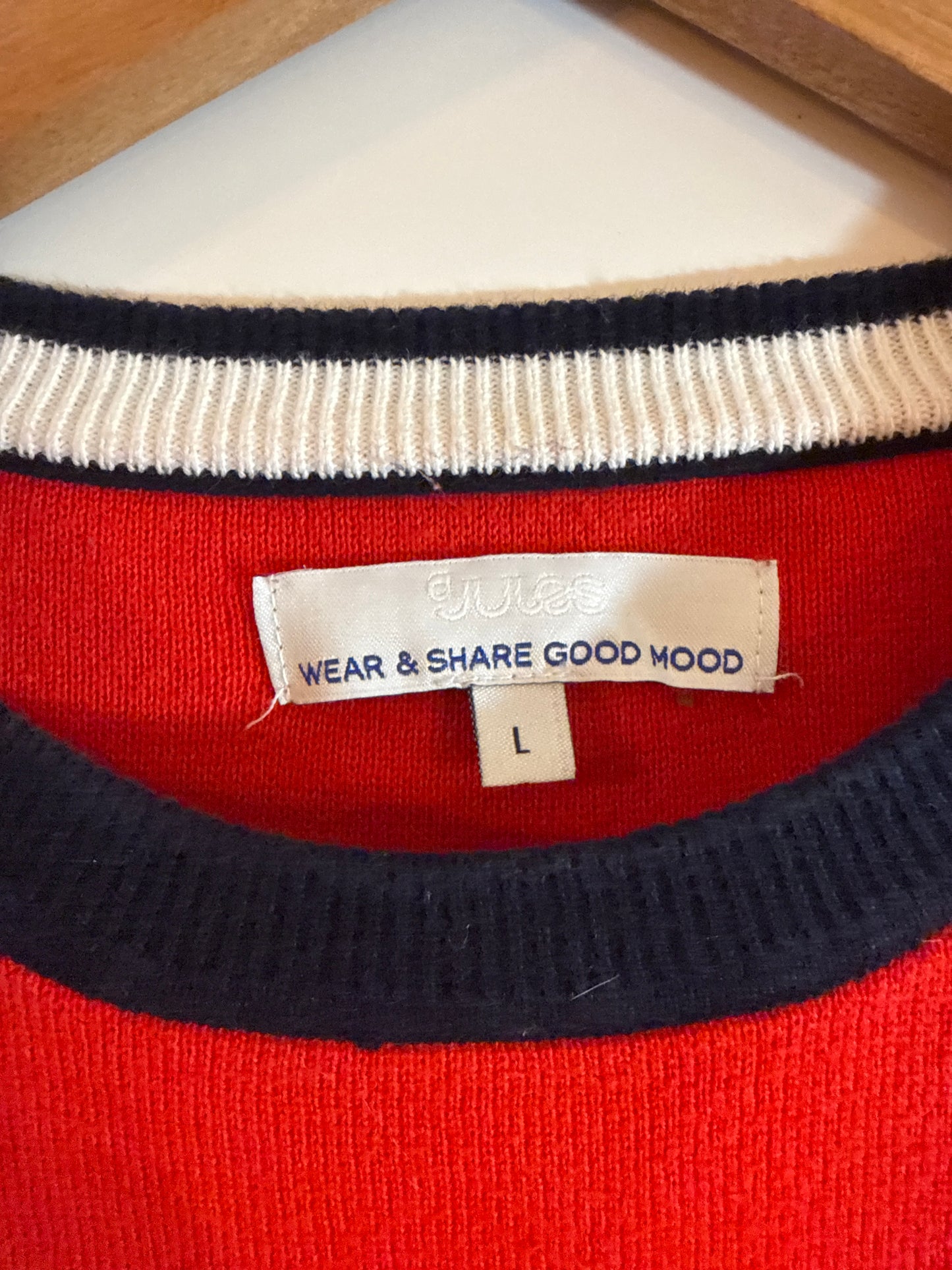Pull esprit colorblock tricolore