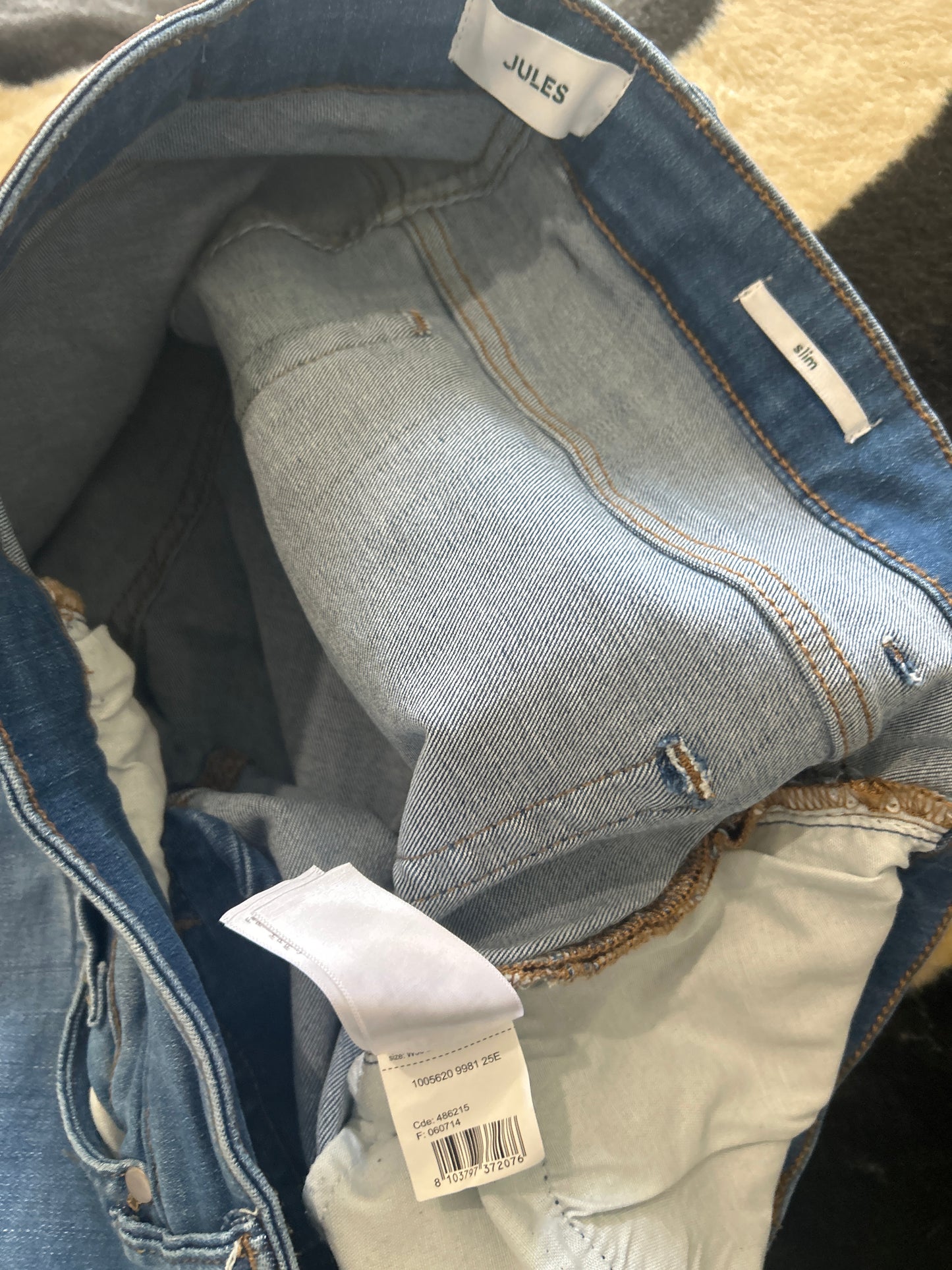 Jean bleu clair Slim taille eur 46 longueur 32