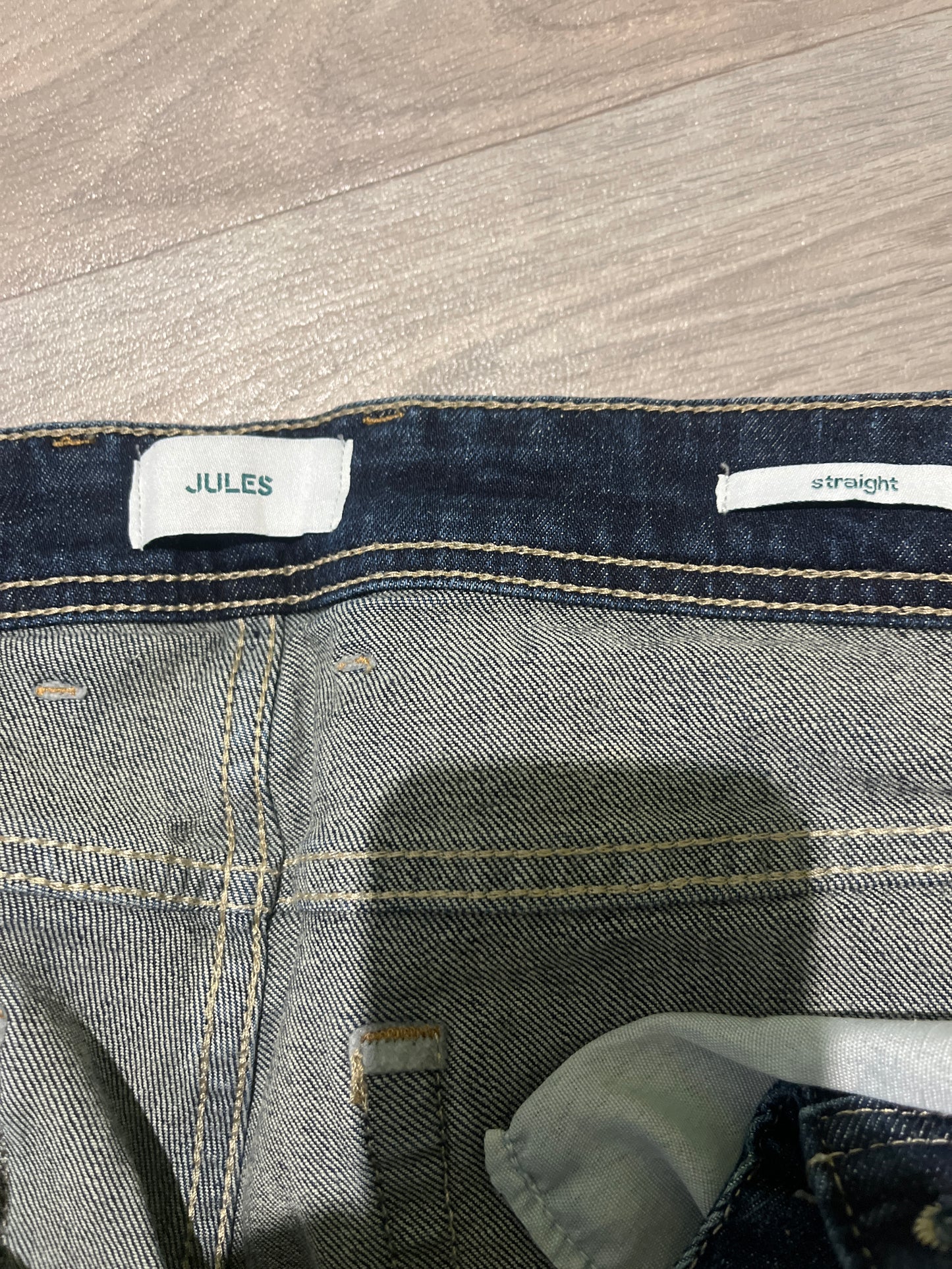 Jean straight bleu marine