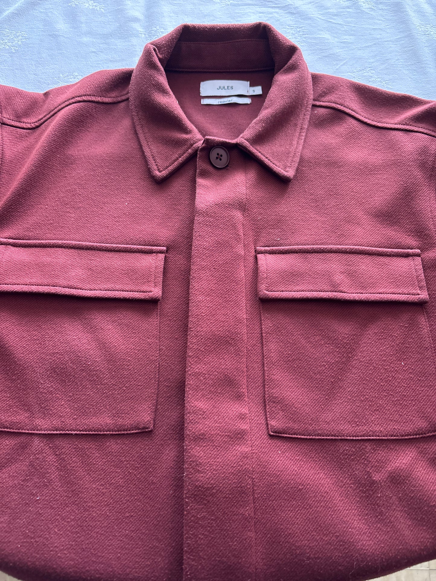 Surchemise regular unie en polyester recyclé