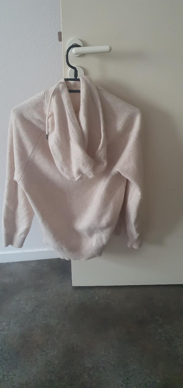 Pull à capuche en laine