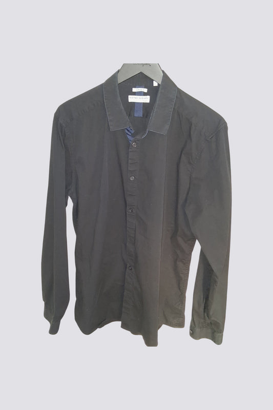 Chemise noire extra slim