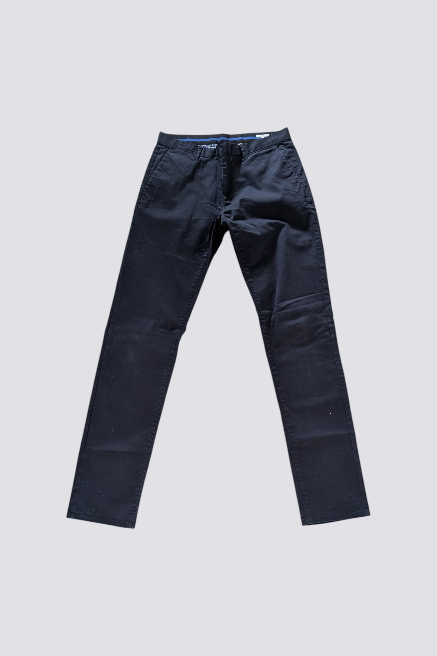 Chino slim satin