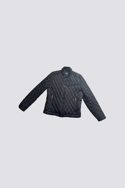 Blouson col montant type biker