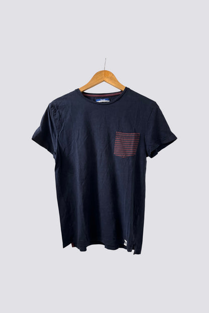 Tee shirt poche poitrine rayée