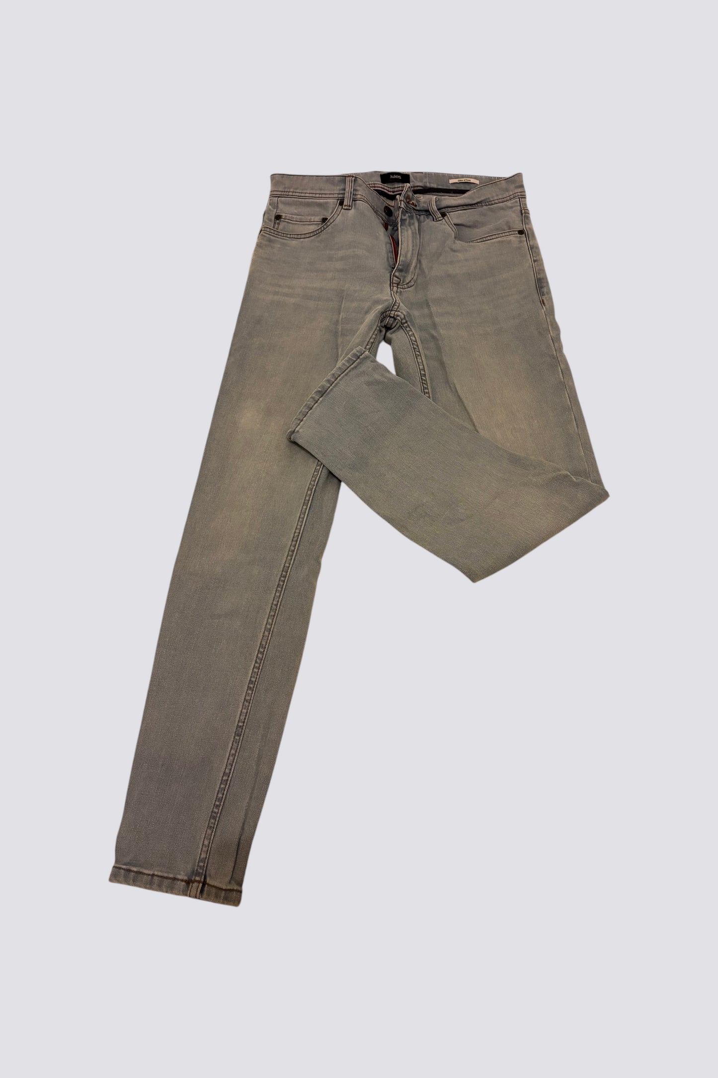 Jean slim Tom 4 longueurs délavé