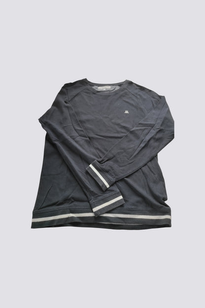 Tee-shirt col rond broderie poitrine