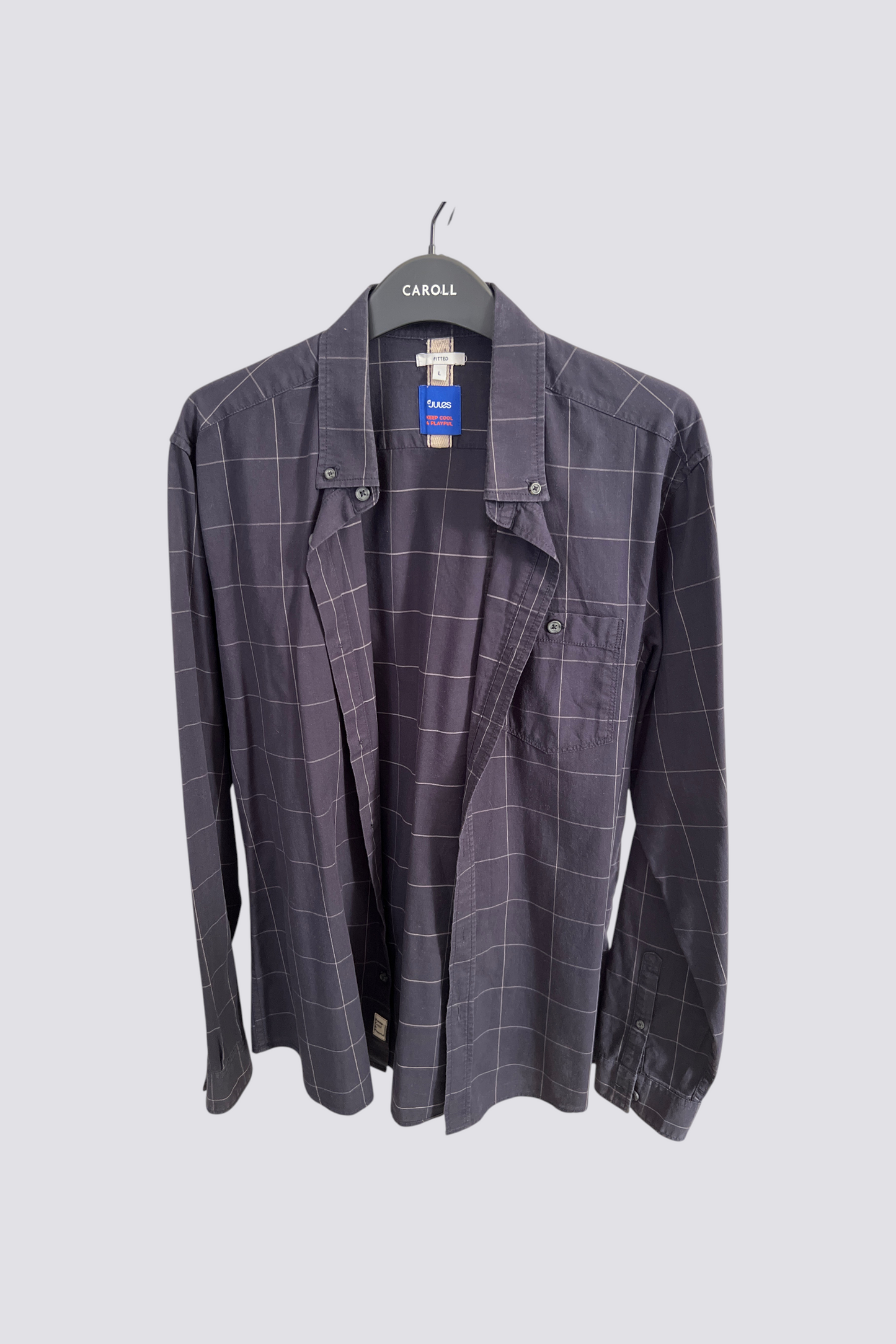 Chemise à carreaux Ajustée