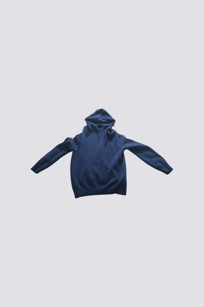 Pull à capuche en laine