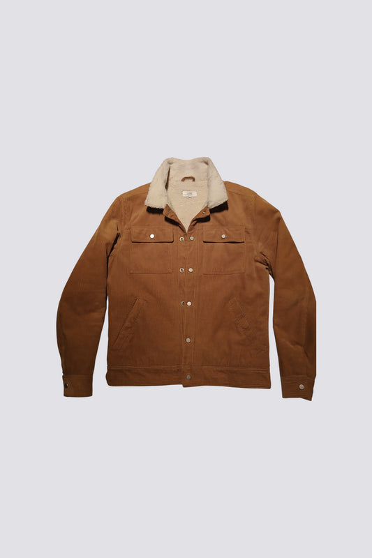 Blouson velours doublé faux mouton