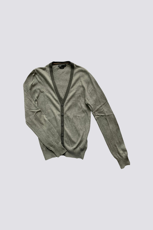 Gilet gris Taille S coton cachemire