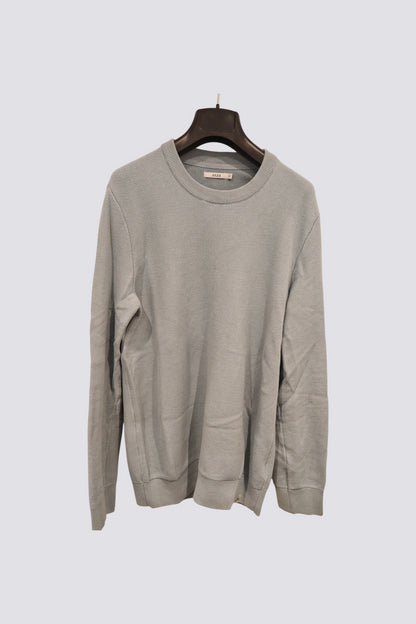 Pull col rond jeux de points