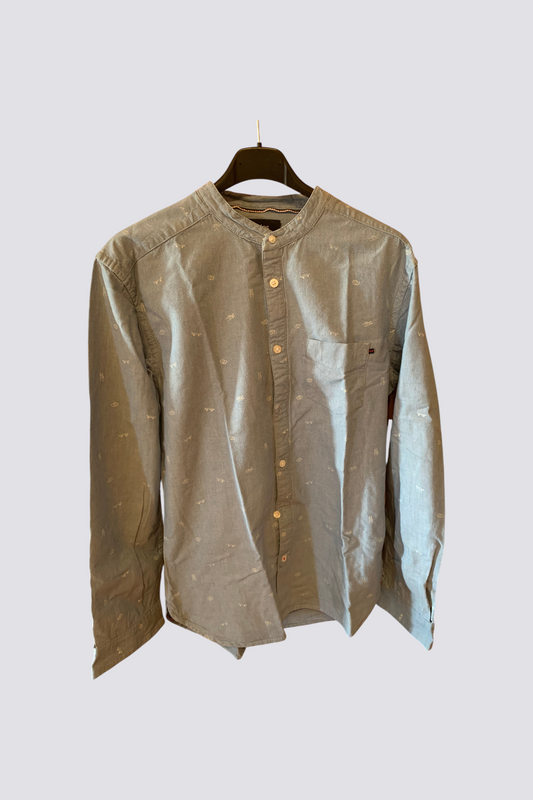 Chemise Chambray Imprimé Regular