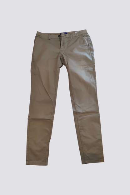 Chino skinny garment dyed