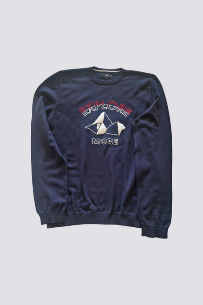 Pull bleu marine