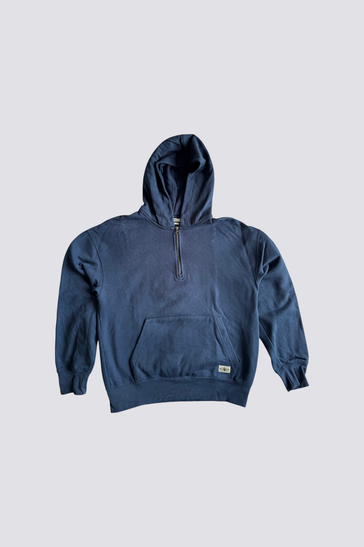 Sweat à capuche bleu