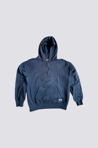 Sweat à capuche bleu
