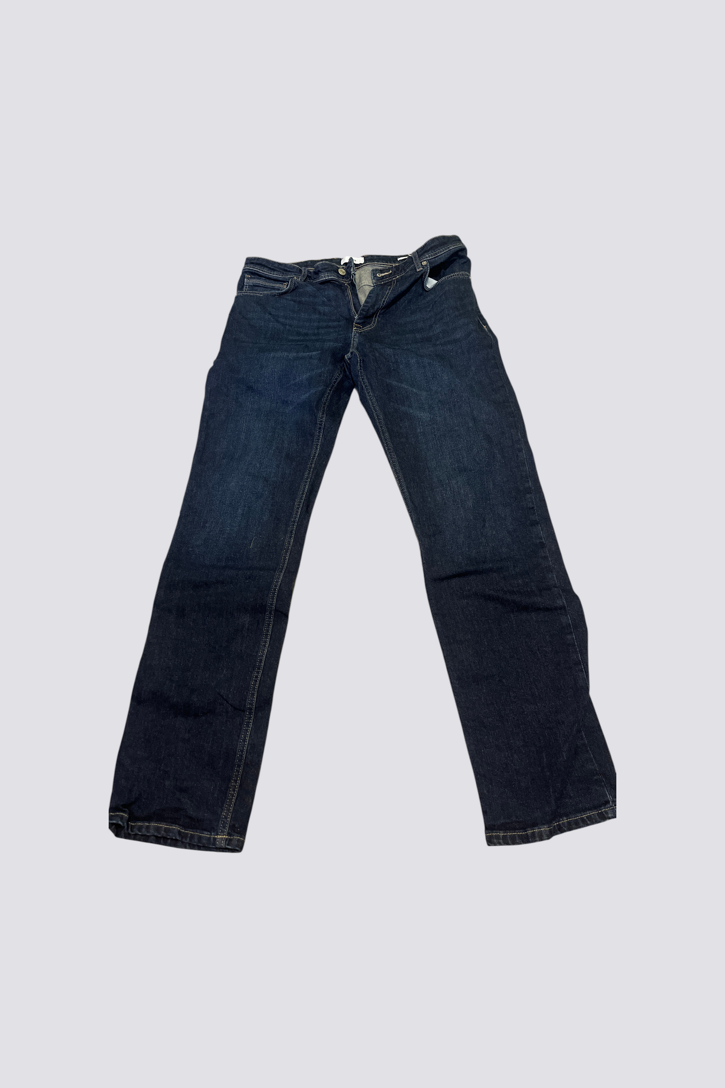 Jean straight bleu marine