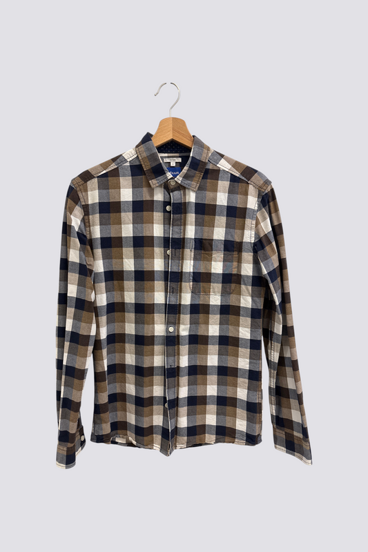 Chemise Oxford à  Carreaux Ajustée