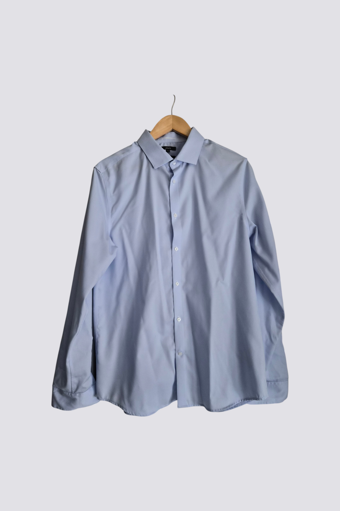 Chemise regular sans repassage bleu ciel