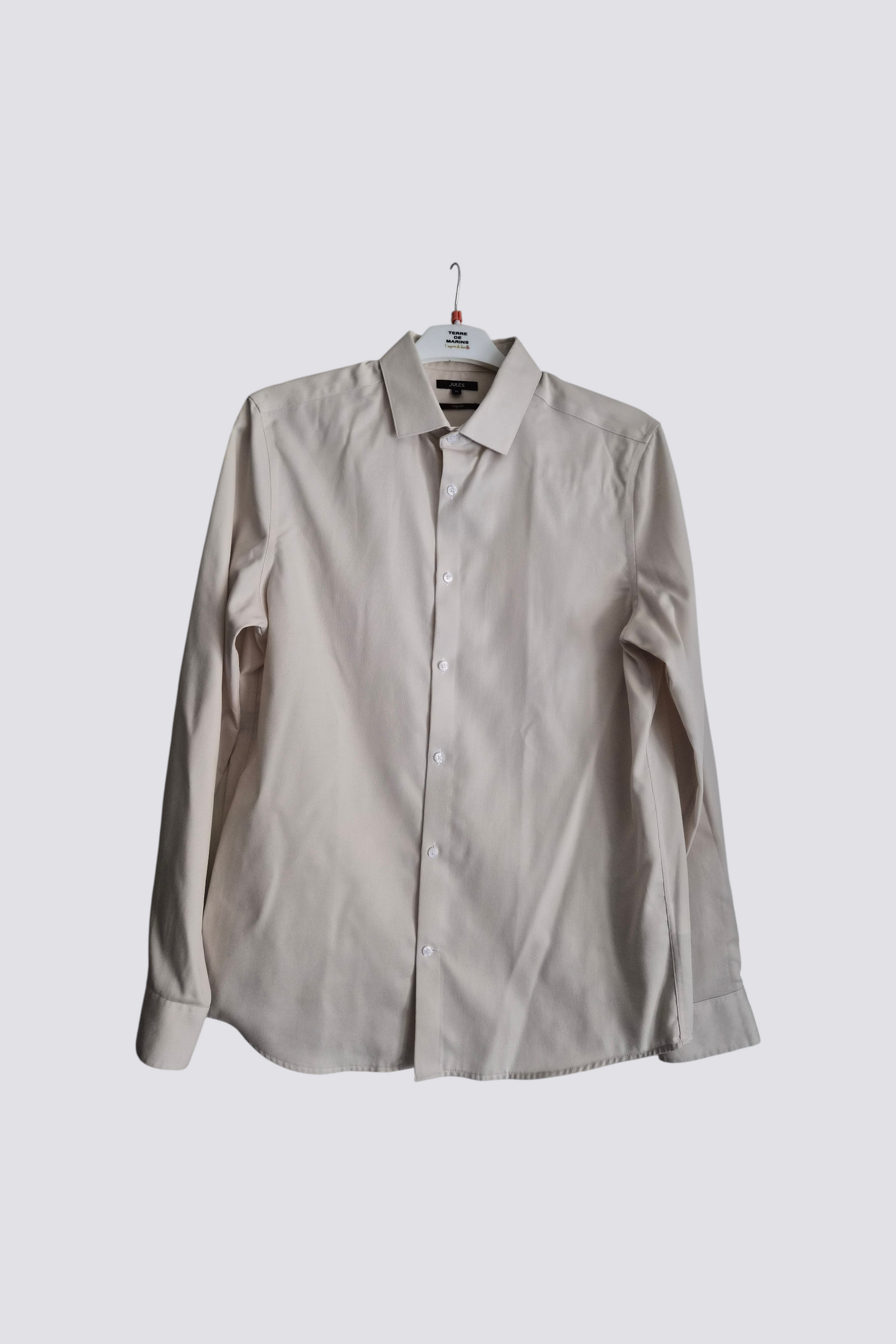 Chemise sans repassage beige