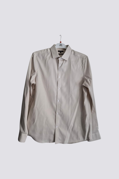 Chemise sans repassage beige
