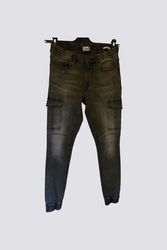 Cargo jean noir