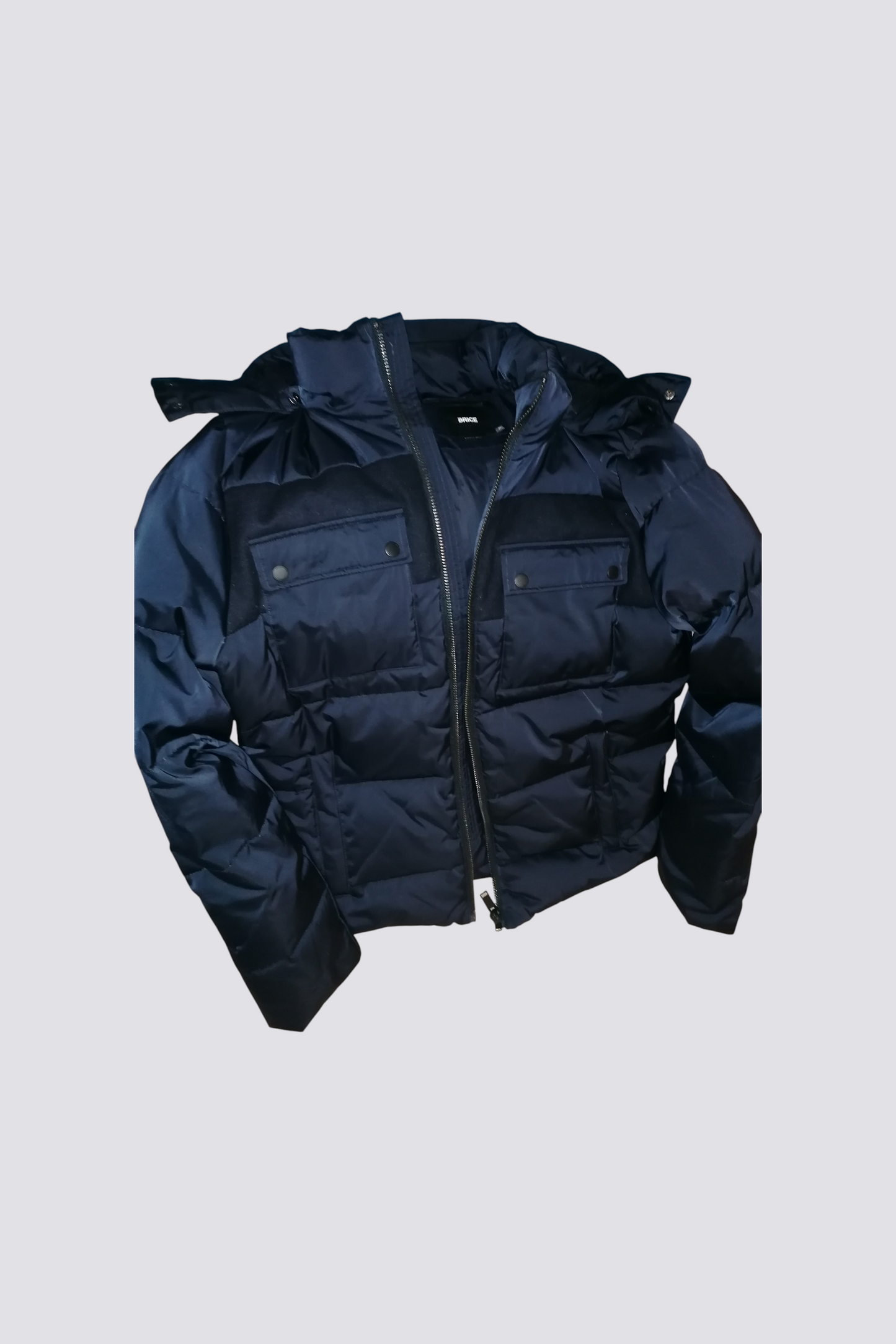 Blouson homme polyester capuche amovible