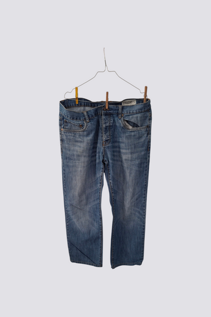 Jean straight bleue