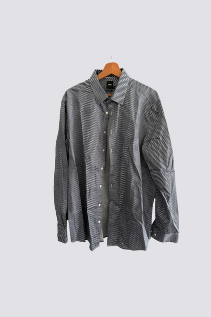 Chemise coupe regular effet satin