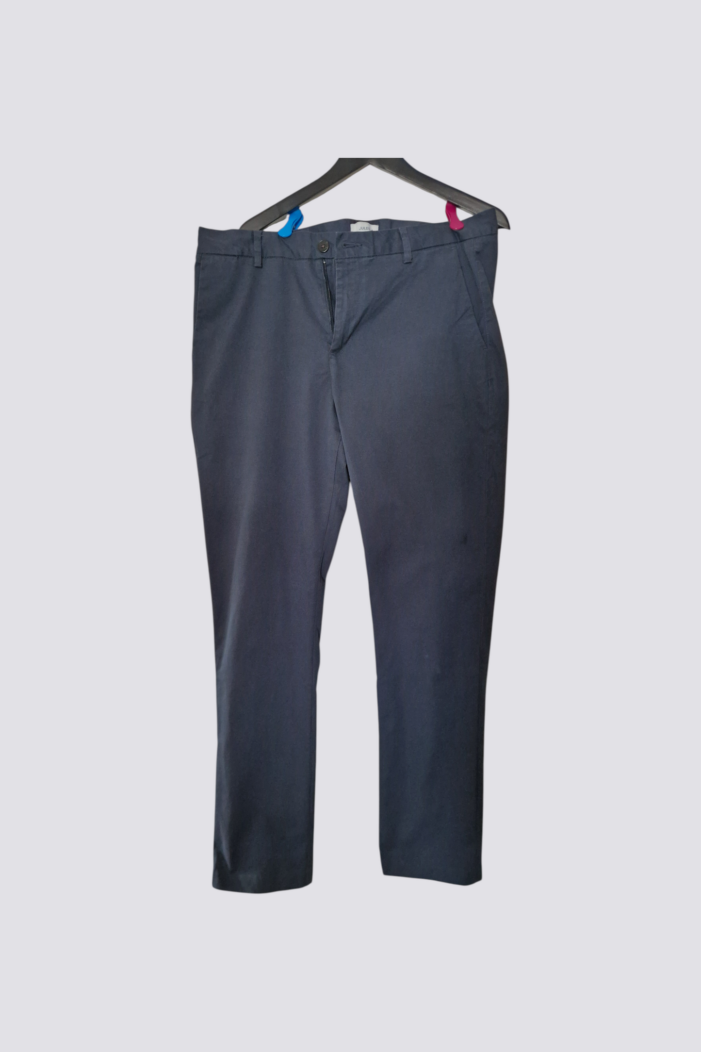 Pantalon chino straight bleu - 42