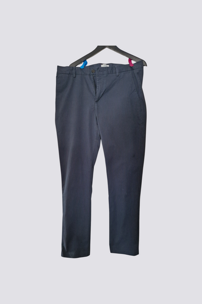 Pantalon chino straight bleu - 42