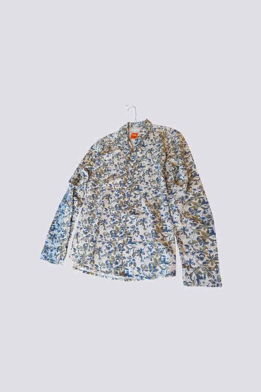 Chemise Imprimée Fleurs Coupe Slim