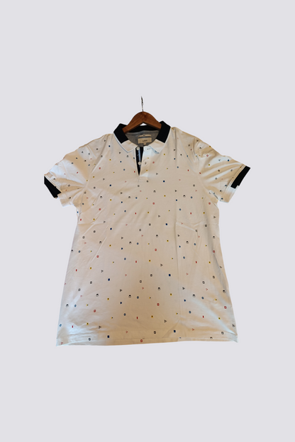 Polo imprimé all over