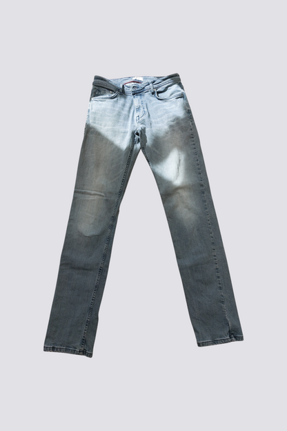 Jean straight 4 longueurs en coton recyclé