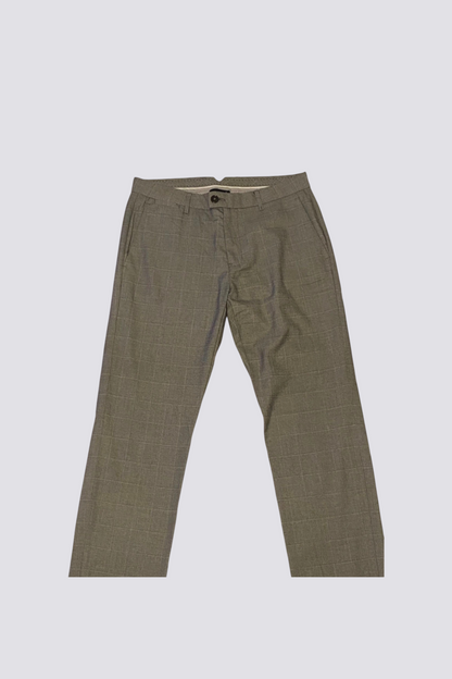 Pantalon Chino à Carreaux Jules - Gris - Taille 40