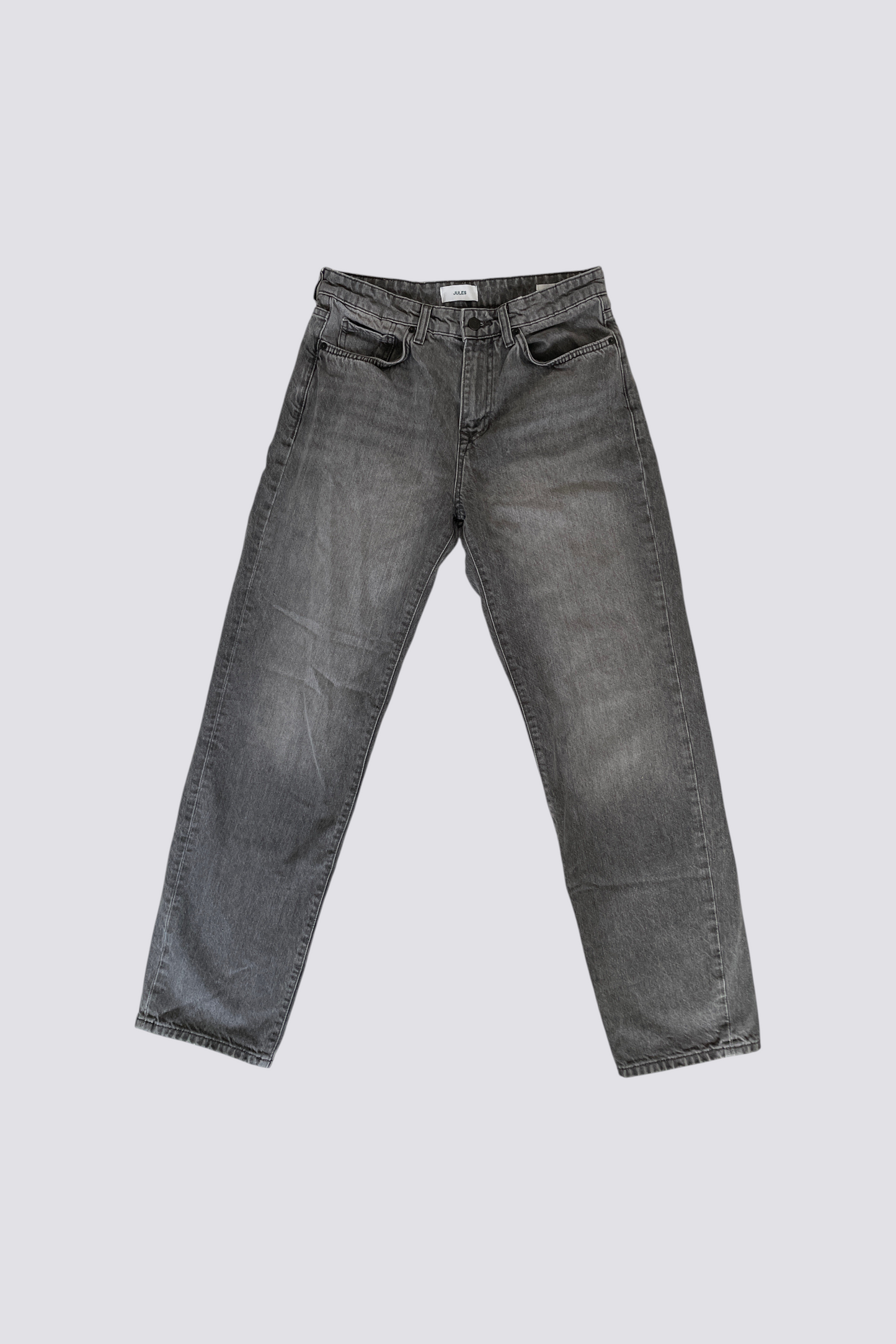 Jean loose gris